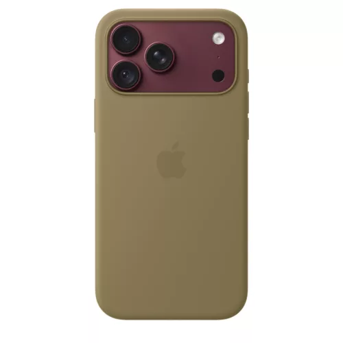 MagSafe-rögzítésű iPhone 18 Pro Max-szilikontok – olive