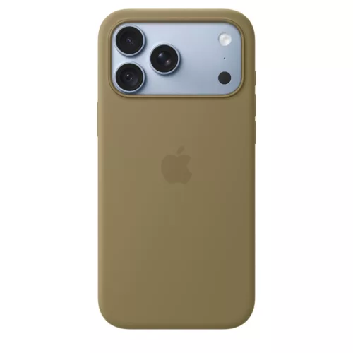 MagSafe-rögzítésű iPhone 18 Pro Max-szilikontok – olive