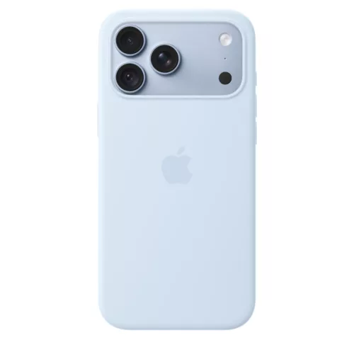 MagSafe-rögzítésű iPhone 18 Pro Max-szilikontok – crisp blue