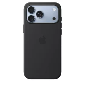   MagSafe-rögzítésű iPhone 18 Pro Max-szilikontok – fekete