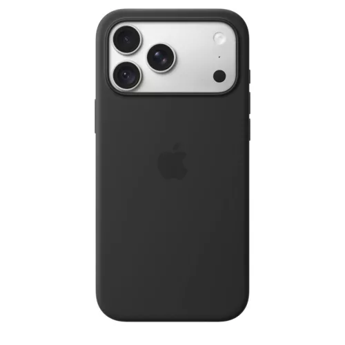 MagSafe-rögzítésű iPhone 18 Pro Max-szilikontok – fekete