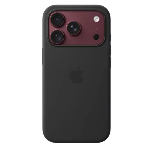 MagSafe-rögzítésű iPhone 18 Pro-szilikontok – fekete