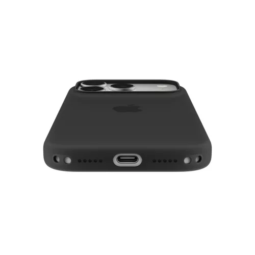 MagSafe-rögzítésű iPhone 18 Pro-szilikontok – fekete