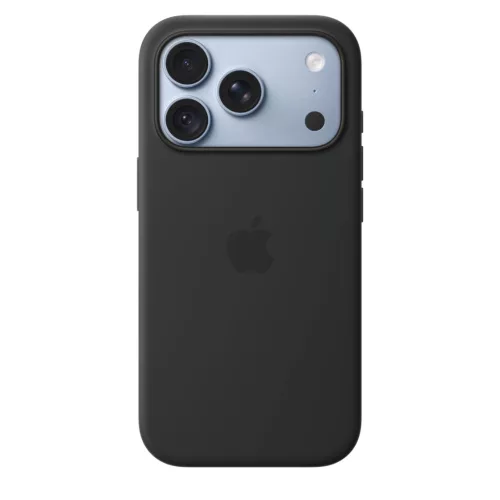 MagSafe-rögzítésű iPhone 18 Pro-szilikontok – fekete
