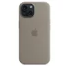 MagSafe-rögzítésű iPhone 15-szilikontok – agyag