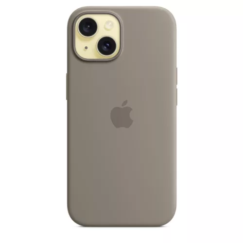 MagSafe-rögzítésű iPhone 15-szilikontok – agyag