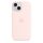 Apple iPhone 15 Szilikon tok, Magsafe kompatibilis - Light Pink