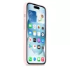 MagSafe-rögzítésű iPhone 15-szilikontok – világos rózsaszín