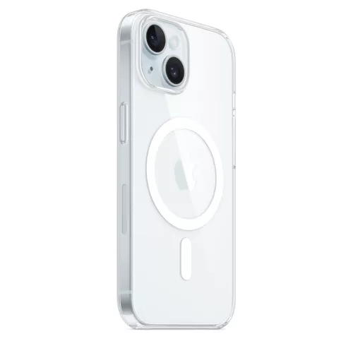 MagSafe-rögzítésű iPhone 15 áttetsző tok