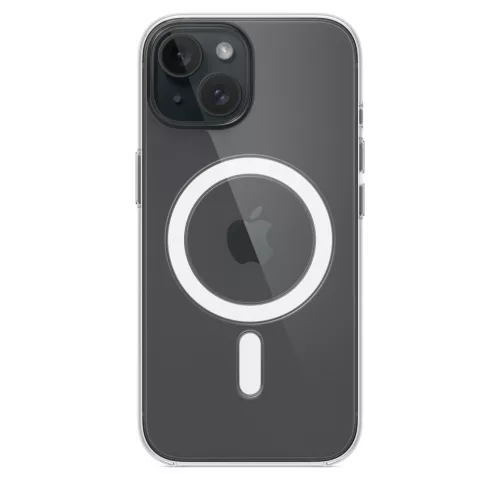 MagSafe-rögzítésű iPhone 15 áttetsző tok