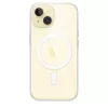 MagSafe-rögzítésű iPhone 15 áttetsző tok