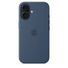 Apple iPhone 16 Szilikon tok, Magsafe kompatibilis - Denim