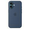 Apple iPhone 16 Szilikon tok, Magsafe kompatibilis - Denim