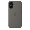 Apple iPhone 16 Szilikon tok, Magsafe kompatibilis - Stone Gray