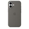 Apple iPhone 16 Szilikon tok, Magsafe kompatibilis - Stone Gray