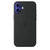 Apple iPhone 16 Plus Szilikon tok, Magsafe kompatibilis - Black