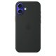 Apple iPhone 16 Plus Szilikon tok, Magsafe kompatibilis - Black