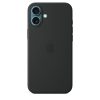 Apple iPhone 16 Plus Szilikon tok, Magsafe kompatibilis - Black