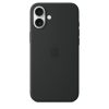 Apple iPhone 16 Plus Szilikon tok, Magsafe kompatibilis - Black