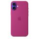 Apple iPhone 16 Plus Szilikon tok, Magsafe kompatibilis - Fuchsia (Seasonal)