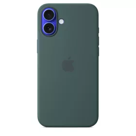   MagSafe-rögzítésű iPhone 16 Plus-szilikontok – tavizöld