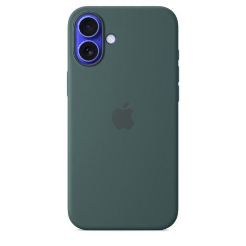 Apple iPhone 16 Plus Szilikon tok, Magsafe kompatibilis - Lake Green (Seasonal)