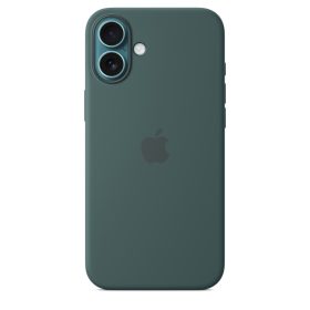   Apple iPhone 16 Plus szilikon tok MagSafe kompatibilis – Lake Green (tóparti zöld)