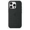 Apple iPhone 16 Pro Szilikon tok, Magsafe kompatibilis - Black