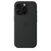 Apple iPhone 16 Pro Szilikon tok, Magsafe kompatibilis - Black