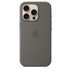 Apple iPhone 16 Pro Szilikon tok, Magsafe kompatibilis - Stone Gray
