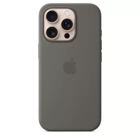   MagSafe-rögzítésű iPhone 16 Pro-szilikontok – kőszürke