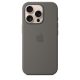 Apple iPhone 16 Pro Szilikon tok, Magsafe kompatibilis - Stone Gray