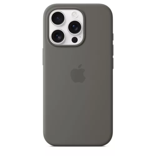 MagSafe-rögzítésű iPhone 16 Pro-szilikontok – kőszürke