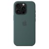 Apple iPhone 16 Pro Szilikon tok, Magsafe kompatibilis - Lake Green (Seasonal)
