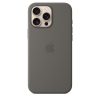 Apple iPhone 16 Pro Max Szilikon tok, Magsafe kompatibilis - Stone Gray