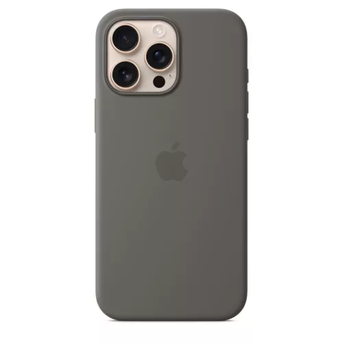 MagSafe-rögzítésű iPhone 16 Pro Max-szilikontok – kőszürke