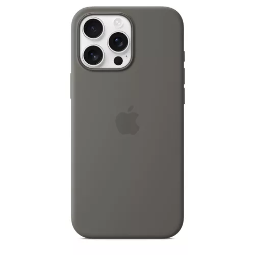 MagSafe-rögzítésű iPhone 16 Pro Max-szilikontok – kőszürke