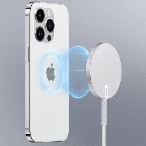 ESR HaloLock mini MagSafe - USB-C kábel 15W - ezüst