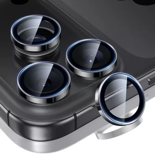 ESR Armorite Camera Protector kameravédő Apple iPhone 14 Pro / 15 Pro / 16 Pro / 17 Pro készülékhez - Fekete