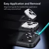 ESR Armorite Camera Protector kameravédő Apple iPhone 14 Pro / 15 Pro / 16 Pro / 17 Pro készülékhez - Fekete