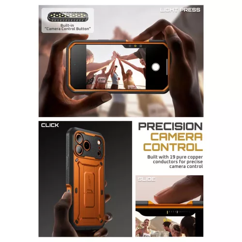 Supcase Unicorn Beetle Pro tok Apple iPhone 17 Pro Max készülékhez – Korall
