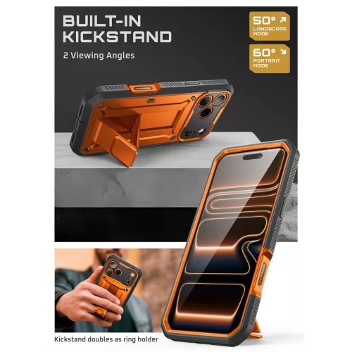 Supcase Unicorn Beetle Pro tok Apple iPhone 17 Pro Max készülékhez – Korall