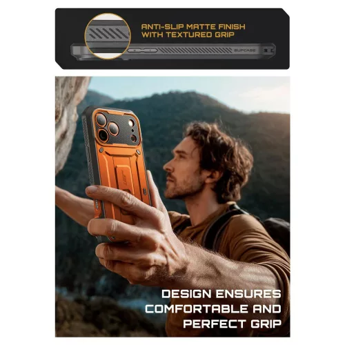 Supcase Unicorn Beetle Pro tok Apple iPhone 17 Pro Max készülékhez – Korall