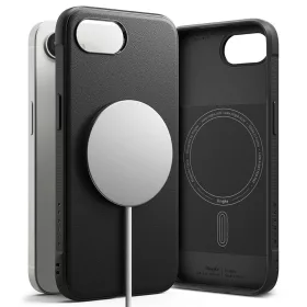   Ringke Onyx Magnetic MagSafe iPhone 16E / 17E szilikon hátlap tok - fekete