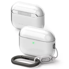   Ringke Air Apple AirPods Pro 3 szilikon tok + karabíner - átlátszó