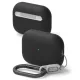 Ringke Silicone Apple AirPods Pro 3 szilikon tok + karabíner - fekete