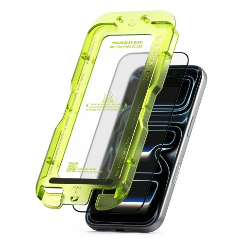 Ringke Easy Slide AR iPhone 17 Pro matt kijelzővédő üvegfólia felhelyező applikátorral