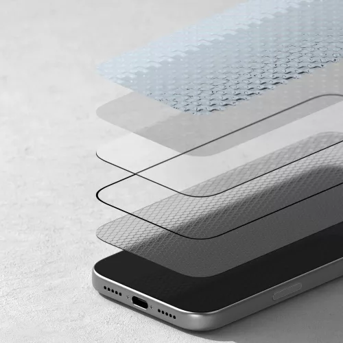 Ringke Easy Slide AR iPhone 17 Pro matt kijelzővédő üvegfólia felhelyező applikátorral