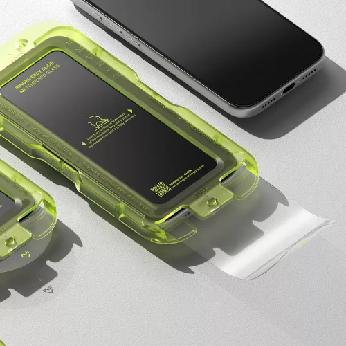 Ringke Easy Slide AR iPhone 17 Pro matt kijelzővédő üvegfólia felhelyező applikátorral