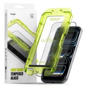   Ringke Easy Slide iPhone 17 Pro Max kijelzővédő üvegfólia felhelyező applikátorral - 2db